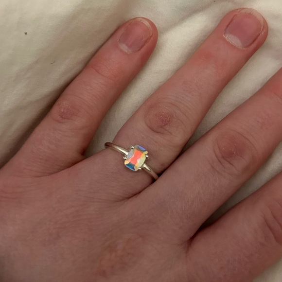 Aura Quartz Sterling Silver Ring - Picture 3 of 4